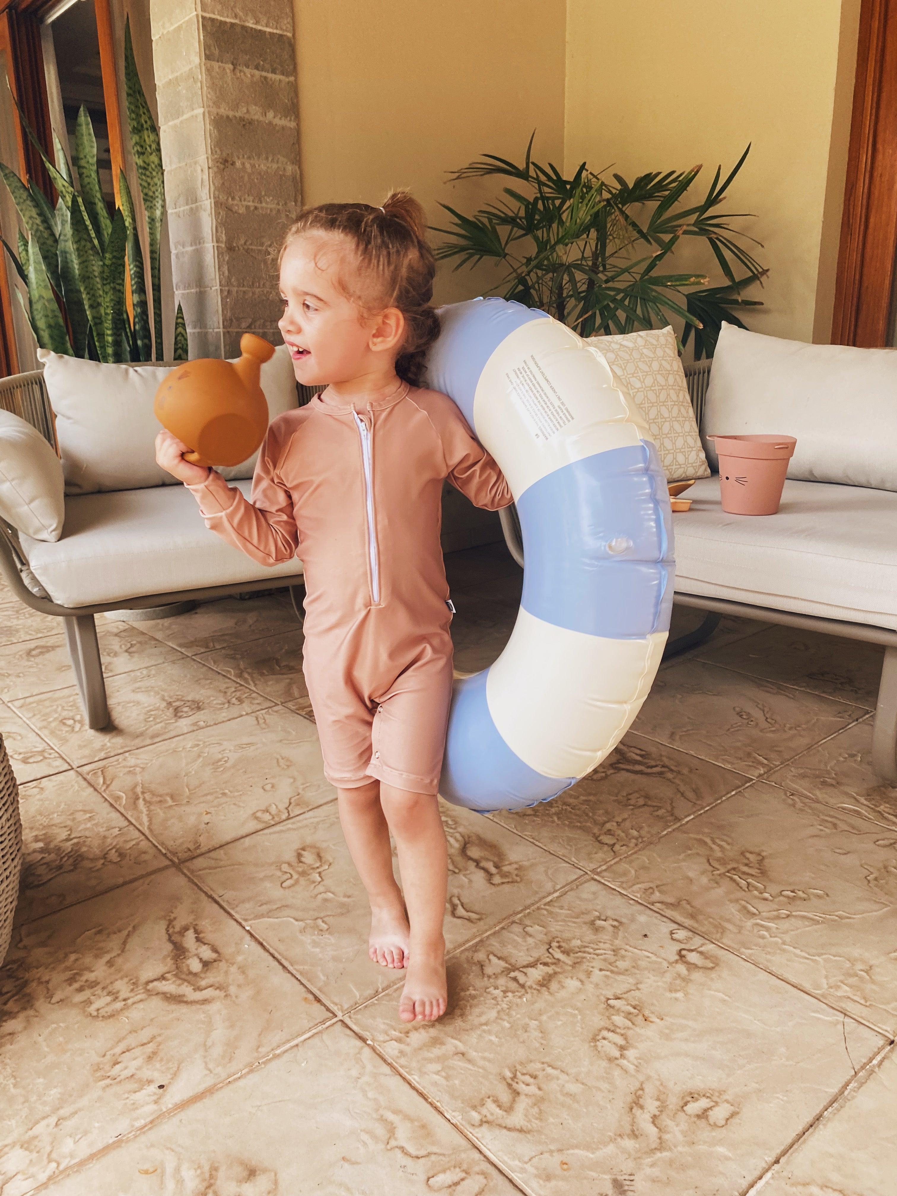 Macaquinho de Praia UV50+ | Liso Mocha - MiniMalista Baby - 0, b2b, Baby, Calor, com-desconto-mm10, Menina, Neutro, SALE-FINAL, tab-tam-macaquinho-praia, Unissex, Verão -bebê-minimalista-estiloso