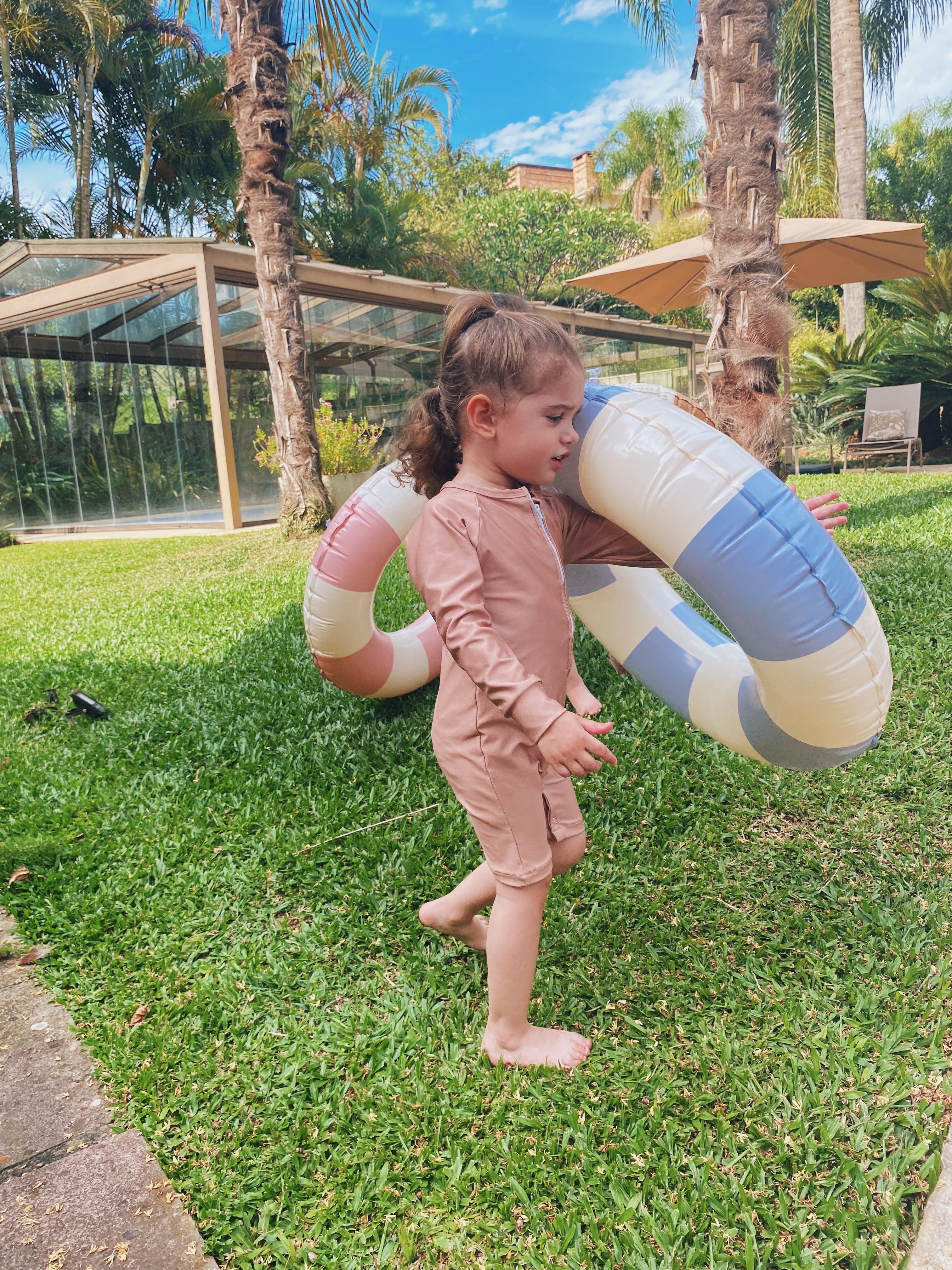 Macaquinho de Praia UV50+ | Liso Mocha - MiniMalista Baby - 0, b2b, Baby, Calor, com-desconto-mm10, Menina, Neutro, SALE-FINAL, tab-tam-macaquinho-praia, Unissex, Verão -bebê-minimalista-estiloso