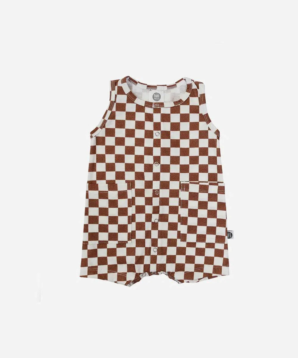 Macaquinho de Verão Botões Regata Unissex | Racer Oak - MiniMalista Baby - 0.3, b2b, Baby, black-friday, Calor, com-desconto-mm10, Kids, Menino, Neutro, tab-tam-macaquinho-tank-romper, Unissex, Verão -bebê-minimalista-estiloso