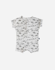 Macaquinho Romper Manguinha Unissex | Village - MiniMalista Baby - 0, b2b, Baby, Calor, Christmas, com-desconto-mm10, Menina, Menino, minime, natal, Neutro, tab-tam-macaquinho-romper, Unissex, Verão, Xmas -bebê-minimalista-estiloso