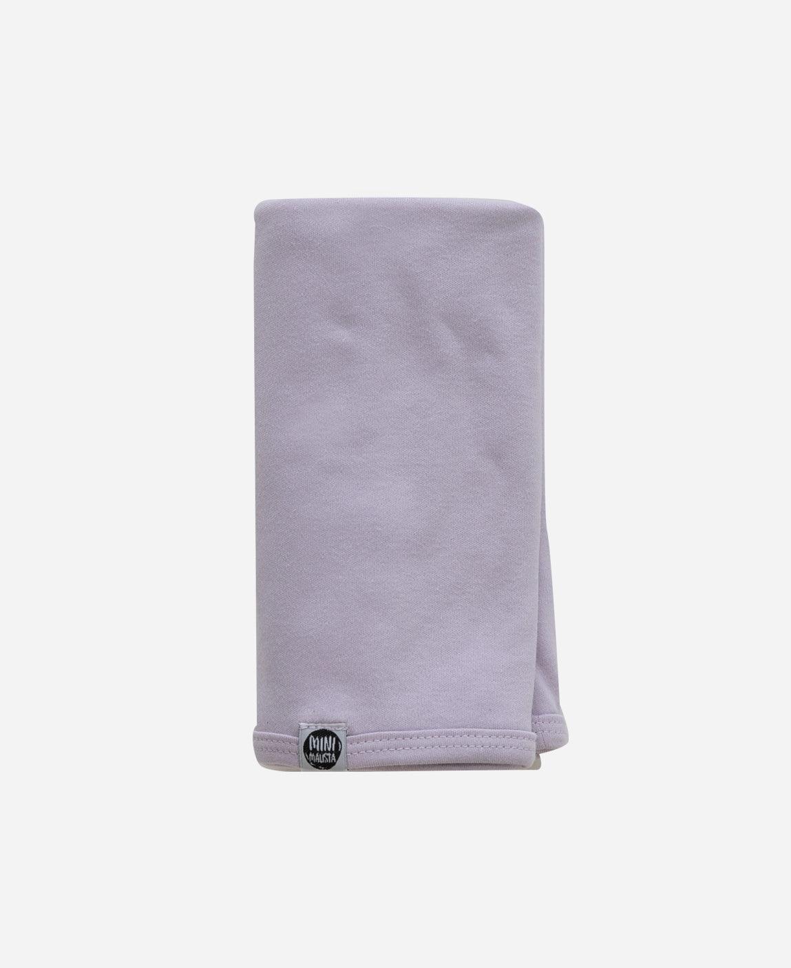 Manta de Malha de Algodão para Bebês MiniMalista Liso Lilac - MiniMalista Baby - b2b, Baby, com-desconto-mm10, Meia Estação, Menina -bebê-minimalista-estiloso