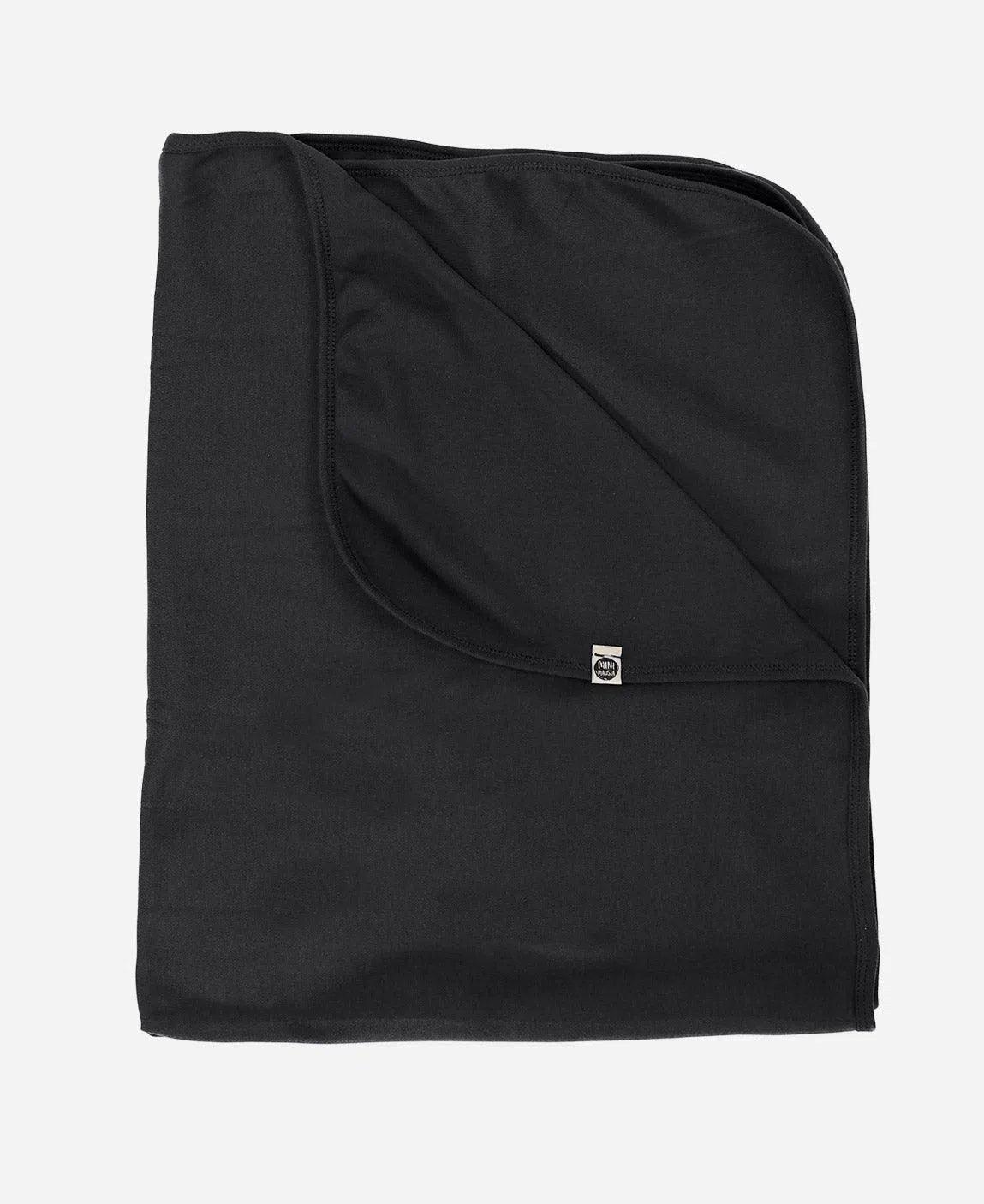 Manta de Malha de Algodão para Bebês MiniMalista | Liso Preto - MiniMalista Baby - 0.2, 0.3, b2b, Baby, black-friday, com-desconto-mm10, Meia Estação, Menino, Neutro, tab-tam-manta, Unissex -bebê-minimalista-estiloso