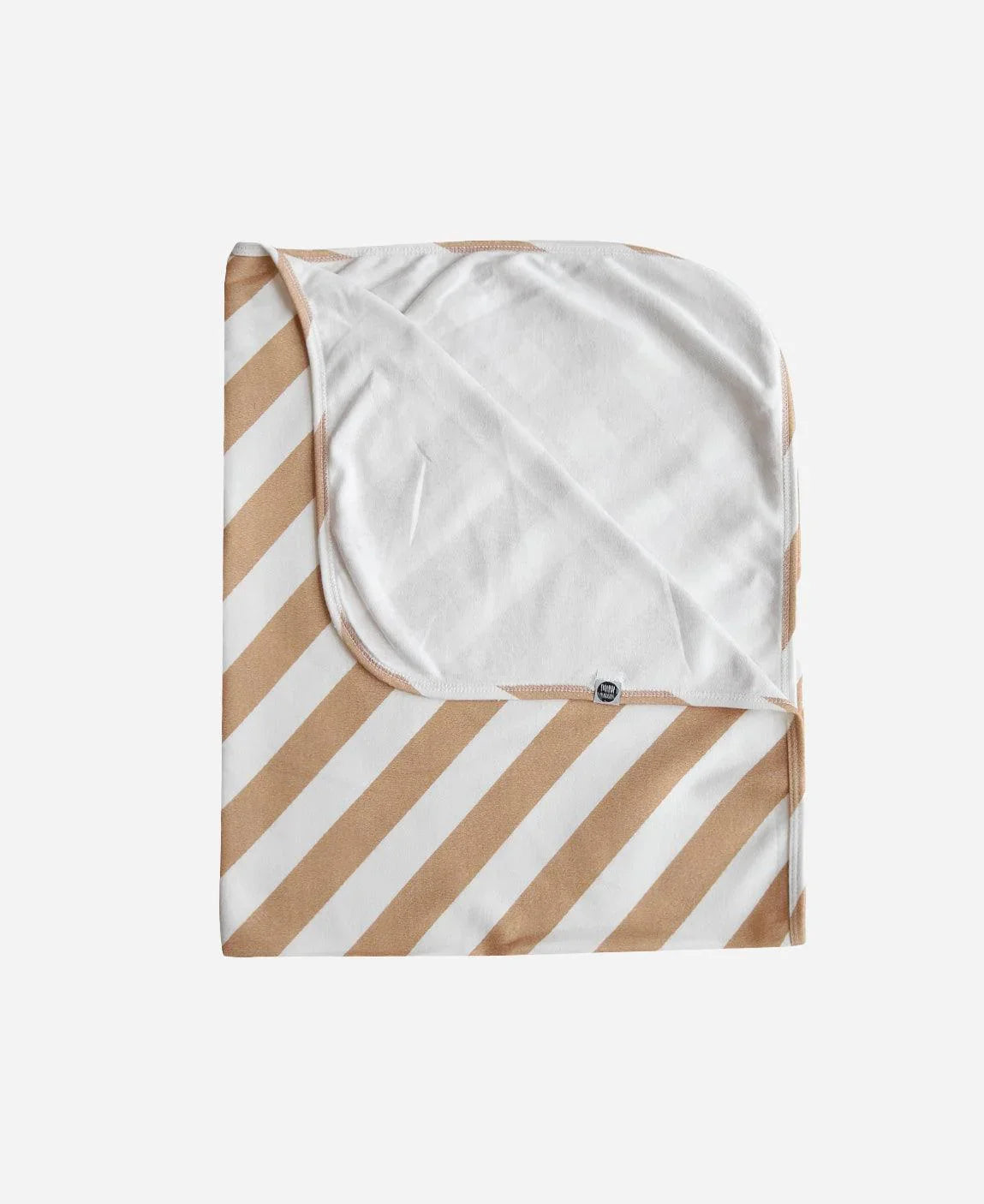 Manta de Malha de Algodão para Bebês | Listras Diagonais Bege - MiniMalista Baby - 0.2, b2b, Baby, black-friday, com-desconto-mm10, Meia Estação, Menino, Neutro, tab-tam-manta, Unissex -bebê-minimalista-estiloso
