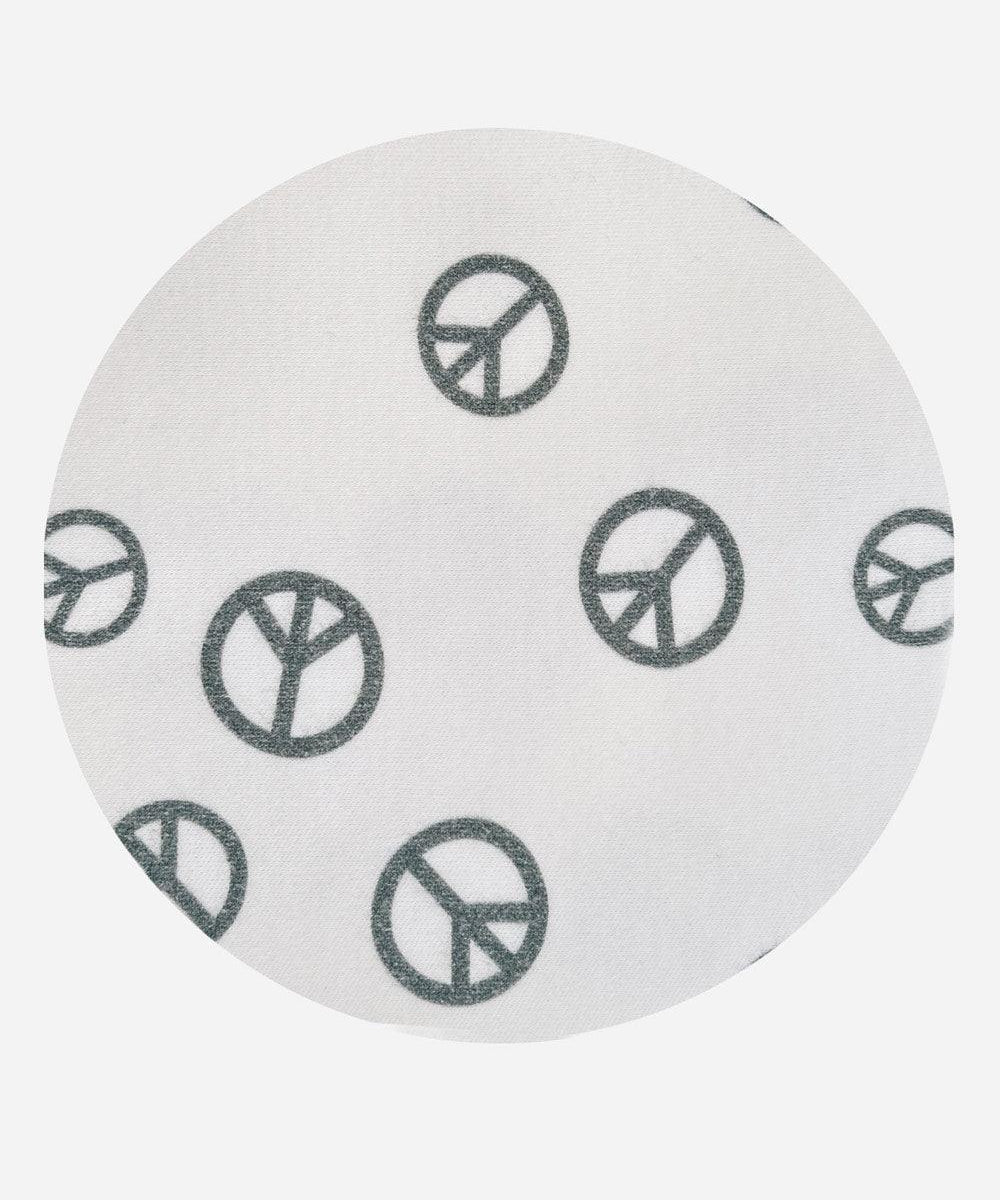 Naninha de Algodão | Peace and Love - MiniMalista Baby - 0.3, b2b, Baby, black-friday, com-desconto-mm10, Meia Estação, Menino, tab-tam-naninha -bebê-minimalista-estiloso