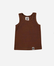 Regata Infantil Unissex Canelada MiniMalista Liso Oak - MiniMalista Baby - b2b, Calor, com-desconto-mm10, Menino, Verão -bebê-minimalista-estiloso