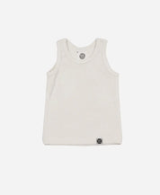 Regata Infantil Unissex Canelada MiniMalista | Liso Branco Off - MiniMalista Baby - 0.25, 0.3, Ano Novo, anonovo, b2b, black-friday, Calor, com-desconto-mm10, Menino, Neutro, new, Reveillon, Unissex, Verão -bebê-minimalista-estiloso