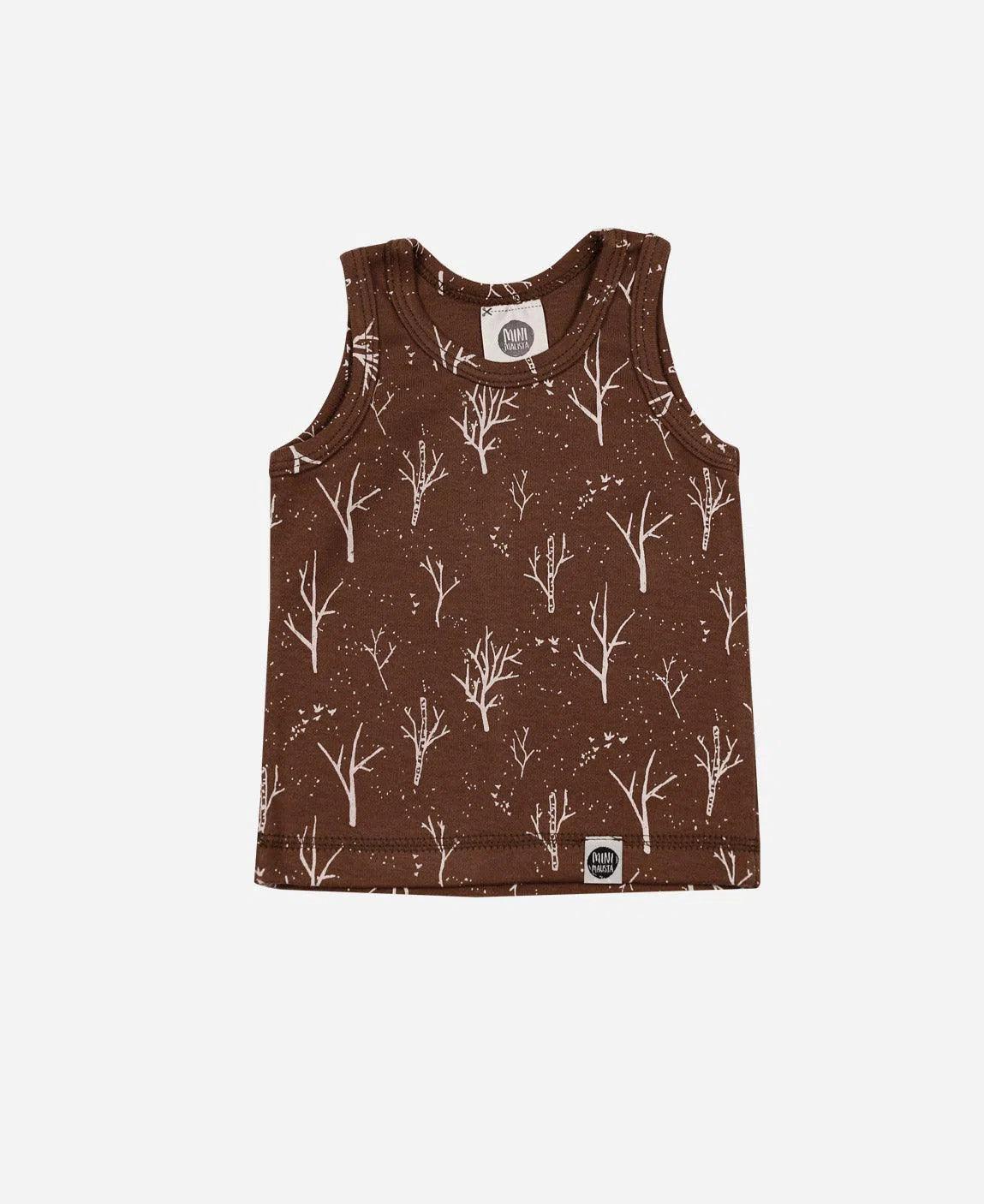 Regata Infantil Unissex Malha | Twig - MiniMalista Baby - 0.3, 0.4, b2b, black-friday, Calor, com-desconto-mm10, Menino, tab-tam-regata, Verão -bebê-minimalista-estiloso