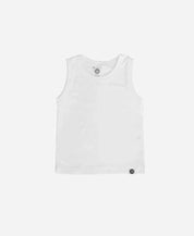 Regata Infantil Unissex MiniMalista Liso Branco Algodão - MiniMalista Baby - 0.25, 0.3, anonovo, b2b, black-friday, Calor, com-desconto-mm10, Menino, Neutro, tab-tam-regata, Unissex, Verão -bebê-minimalista-estiloso