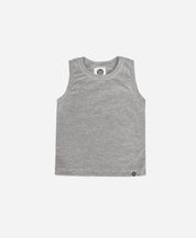Regata Infantil Unissex MiniMalista Liso Mescla - MiniMalista Baby - b2b, Calor, com-desconto-mm10, Menino, Verão -bebê-minimalista-estiloso