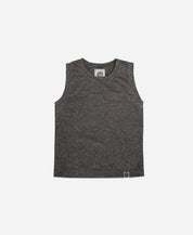 Regata Infantil Unissex MiniMalista Liso | Mescla Escuro - MiniMalista Baby - 0.3, b2b, black-friday, Calor, com-desconto-mm10, Menino, tab-tam-regata, Verão -bebê-minimalista-estiloso