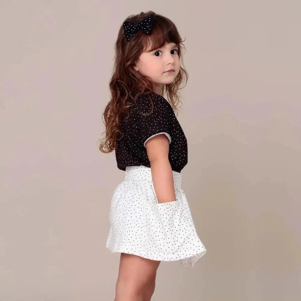 Saia Bolso Infantil Bolinhas Claro - MiniMalista Baby - Ano Novo, b2b, Calor, Kids, Menina, outlet, Reveillon, SALE-FINAL, tab-tam-saia-bolso-1, Verão -bebê-minimalista-estiloso