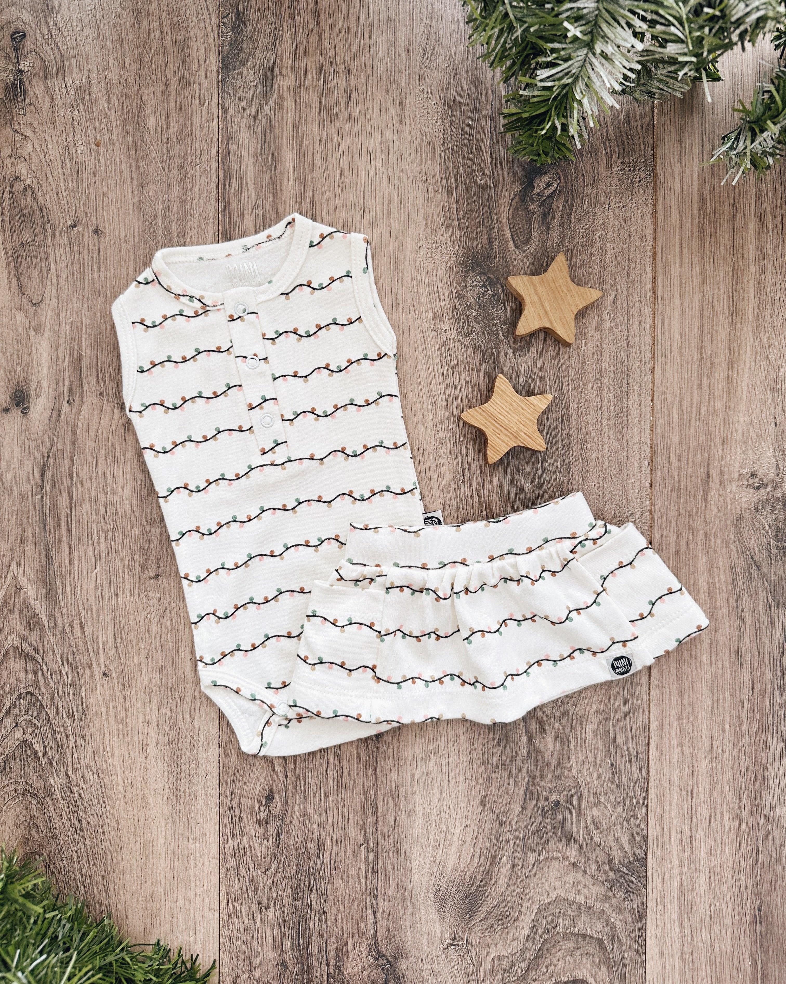 Saia Bolso Infantil Listras | Lights - MiniMalista Baby - 0, Ano Novo, b2b, Calor, Christmas, com-desconto-mm10, Kids, Menina, Natal, Reveillon, tab-tam-saia-bolso-2, Verão, Xmas -bebê-minimalista-estiloso