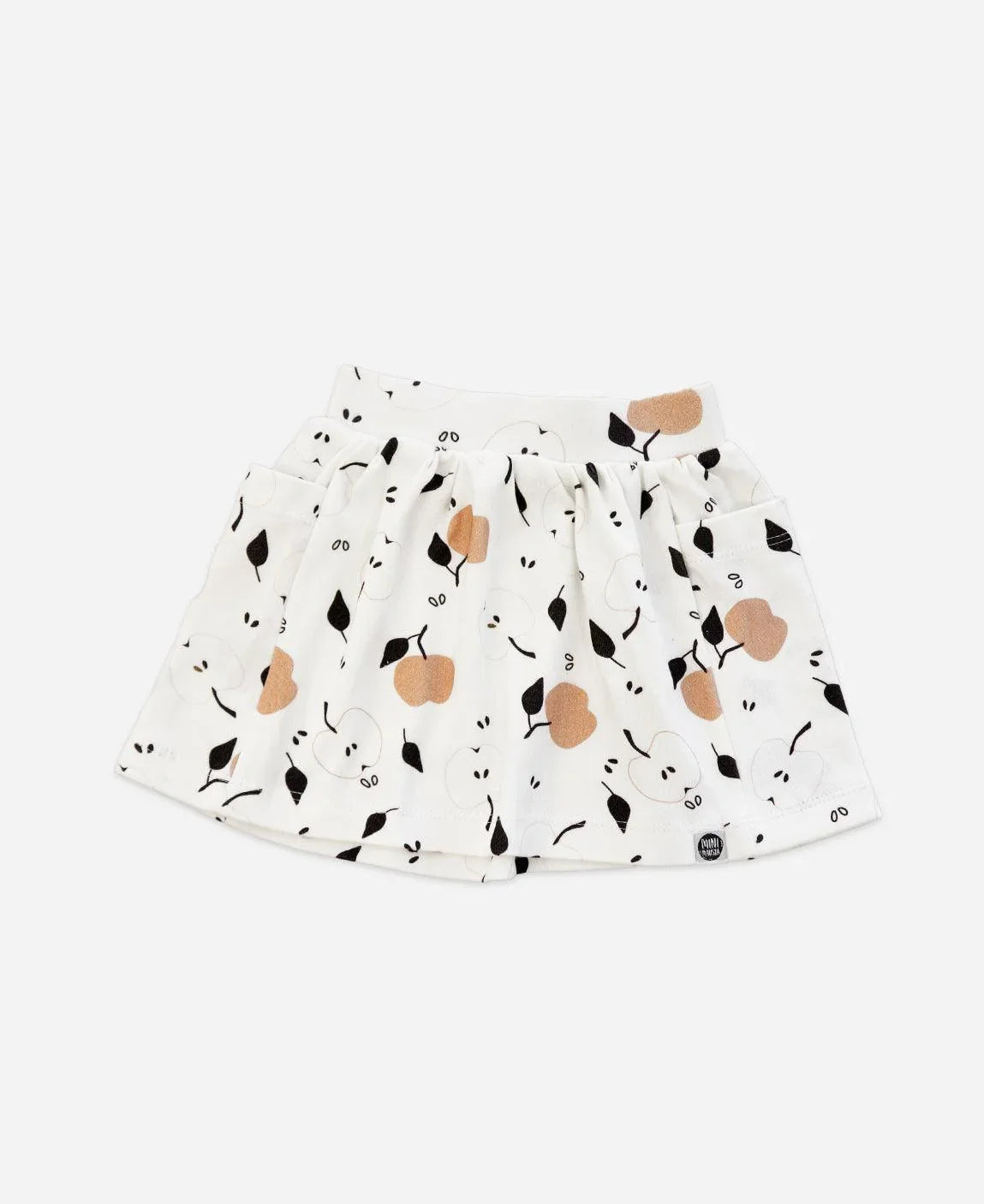 Saia Bolso Infantil | Apples - MiniMalista Baby - 0.25, b2b, black-friday, Calor, com-desconto-mm10, Kids, Menina, tab-tam-saia-bolso-2, Verão -bebê-minimalista-estiloso