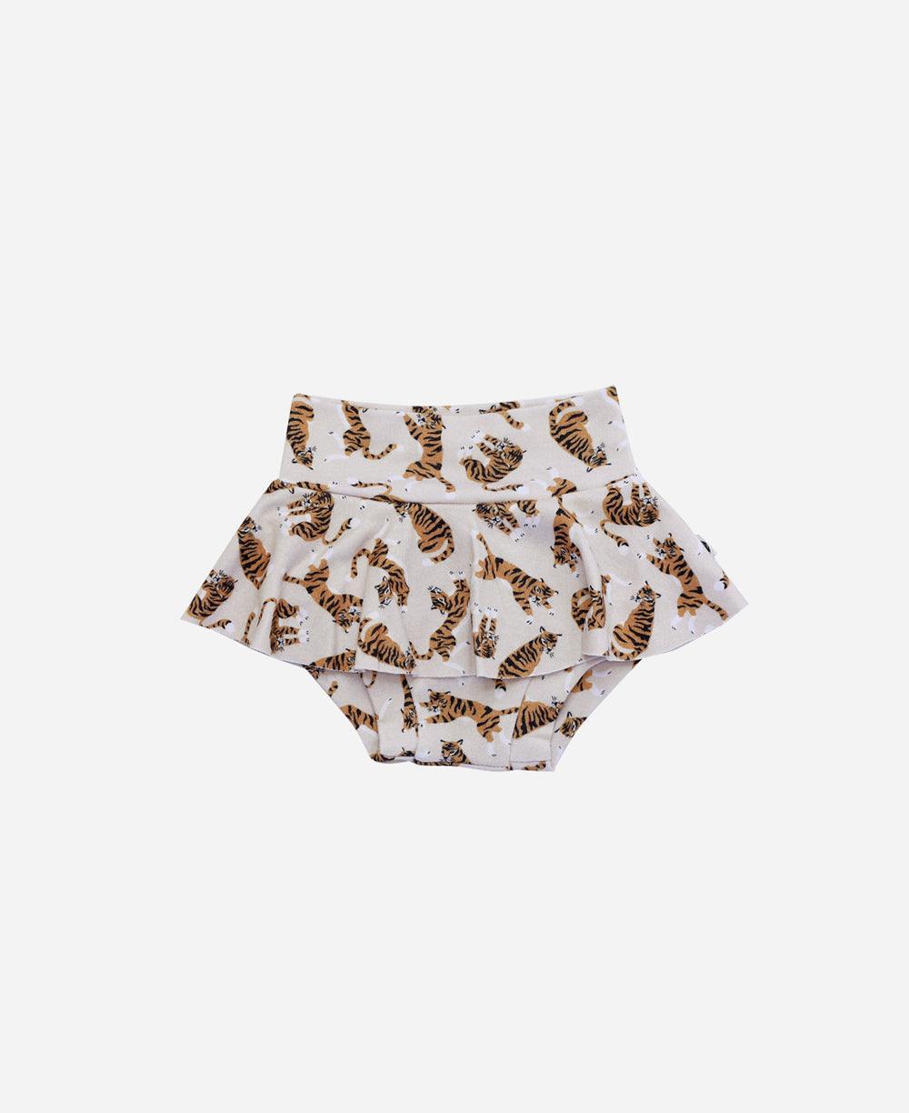 Saia Boomies de Bebê | Tiger - MiniMalista Baby - 0.3, 0.35, b2b, Baby, black-friday, Calor, com-desconto-mm10, Menina, tab-medidas-saia-boomies, Verão -bebê-minimalista-estiloso