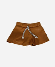 Saia-Shorts Infantil MiniMalista | Liso Ginger - MiniMalista Baby - 0.3, 0.35, b2b, black-friday, Calor, com-desconto-mm10, Kids, Menina, tab-tam-short-saia, Verão -bebê-minimalista-estiloso