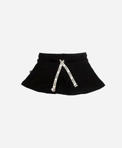 Saia-Shorts Infantil MiniMalista | Liso Preto - MiniMalista Baby - 0.2, 0.3, b2b, black-friday, Calor, com-desconto-mm10, Kids, Menina, tab-tam-short-saia, Verão -bebê-minimalista-estiloso