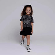 Saia-Shorts Infantil MiniMalista | Liso Preto - MiniMalista Baby - 0.2, 0.3, b2b, black-friday, Calor, com-desconto-mm10, Kids, Menina, tab-tam-short-saia, Verão -bebê-minimalista-estiloso