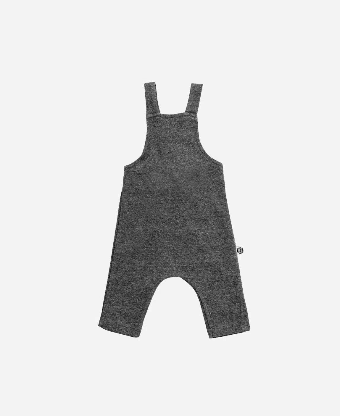 Salopette Infantil Unissex MiniMalista | Liso Cinza Mescla Escuro - MiniMalista Baby - 0.3, b2b, black-friday, com-desconto-mm10, Meia Estação, Menino, tab-tam-salopette, Winter Sale 20% -bebê-minimalista-estiloso