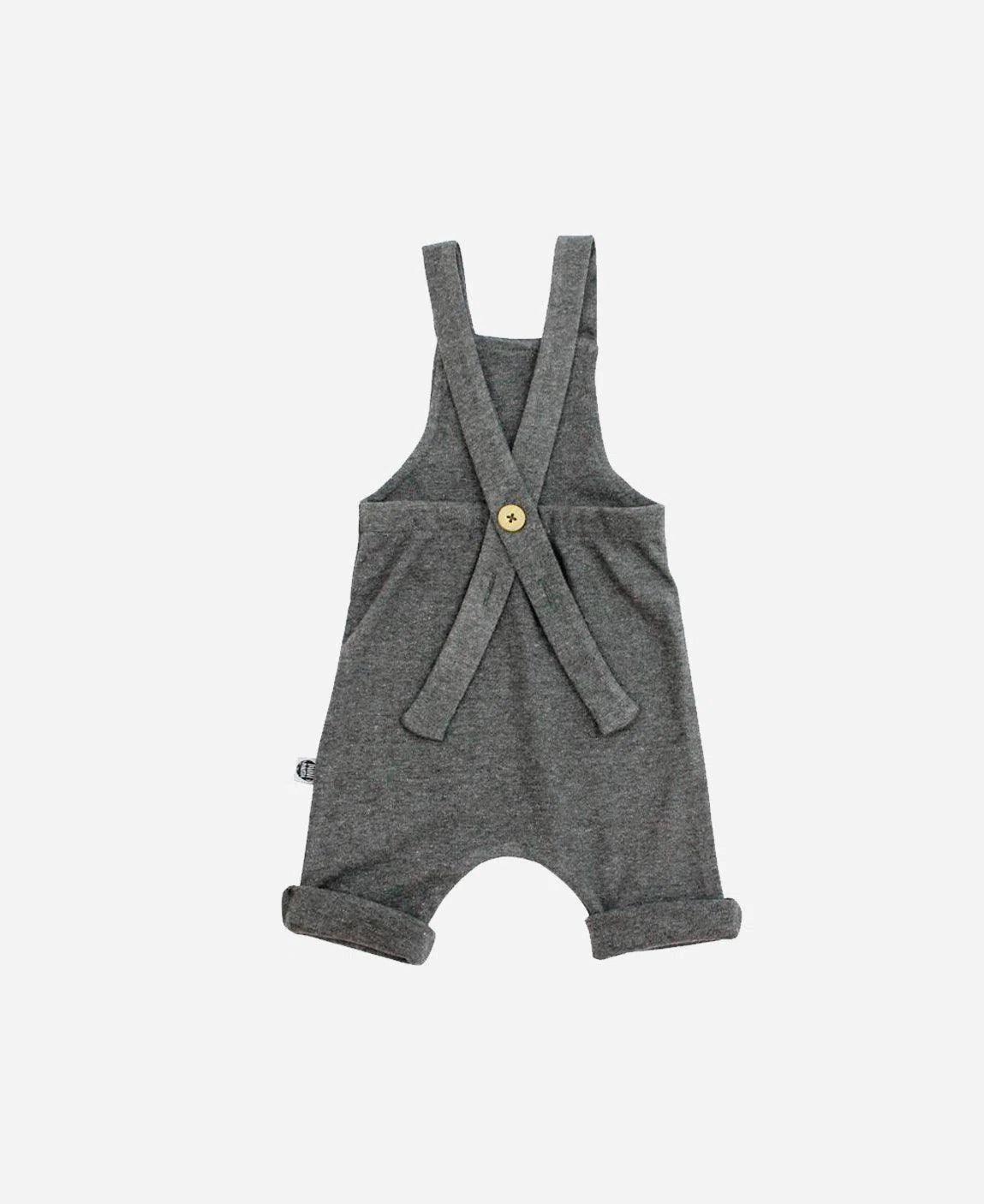 Salopette Infantil Unissex MiniMalista | Liso Cinza Mescla Escuro - MiniMalista Baby - 0.3, b2b, black-friday, com-desconto-mm10, Meia Estação, Menino, tab-tam-salopette, Winter Sale 20% -bebê-minimalista-estiloso