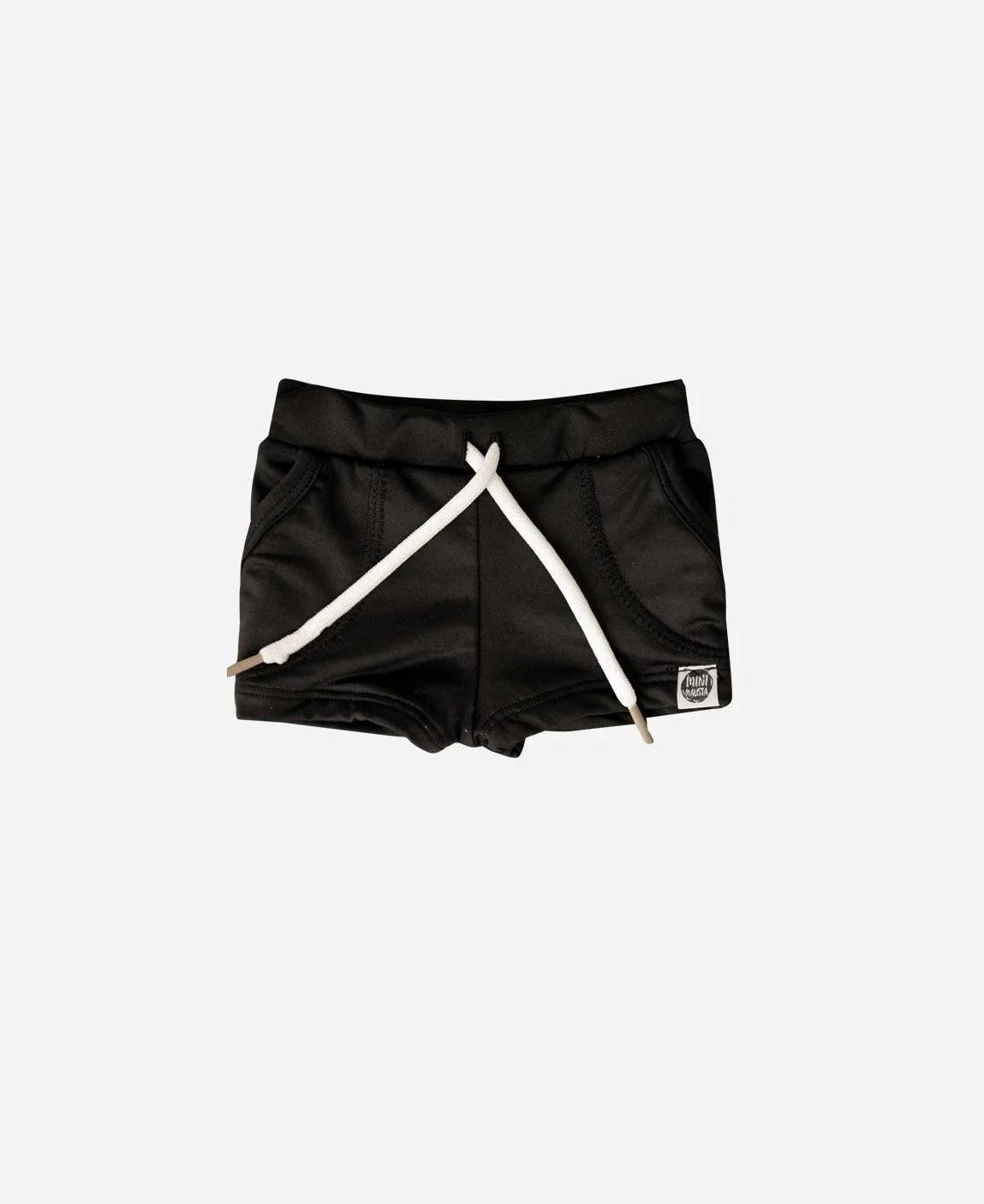 Sunga Infantil UV50+ MiniMalista | Liso Preto - MiniMalista Baby - 0, b2b, Calor, com-desconto-mm10, Menino, Verão -bebê-minimalista-estiloso