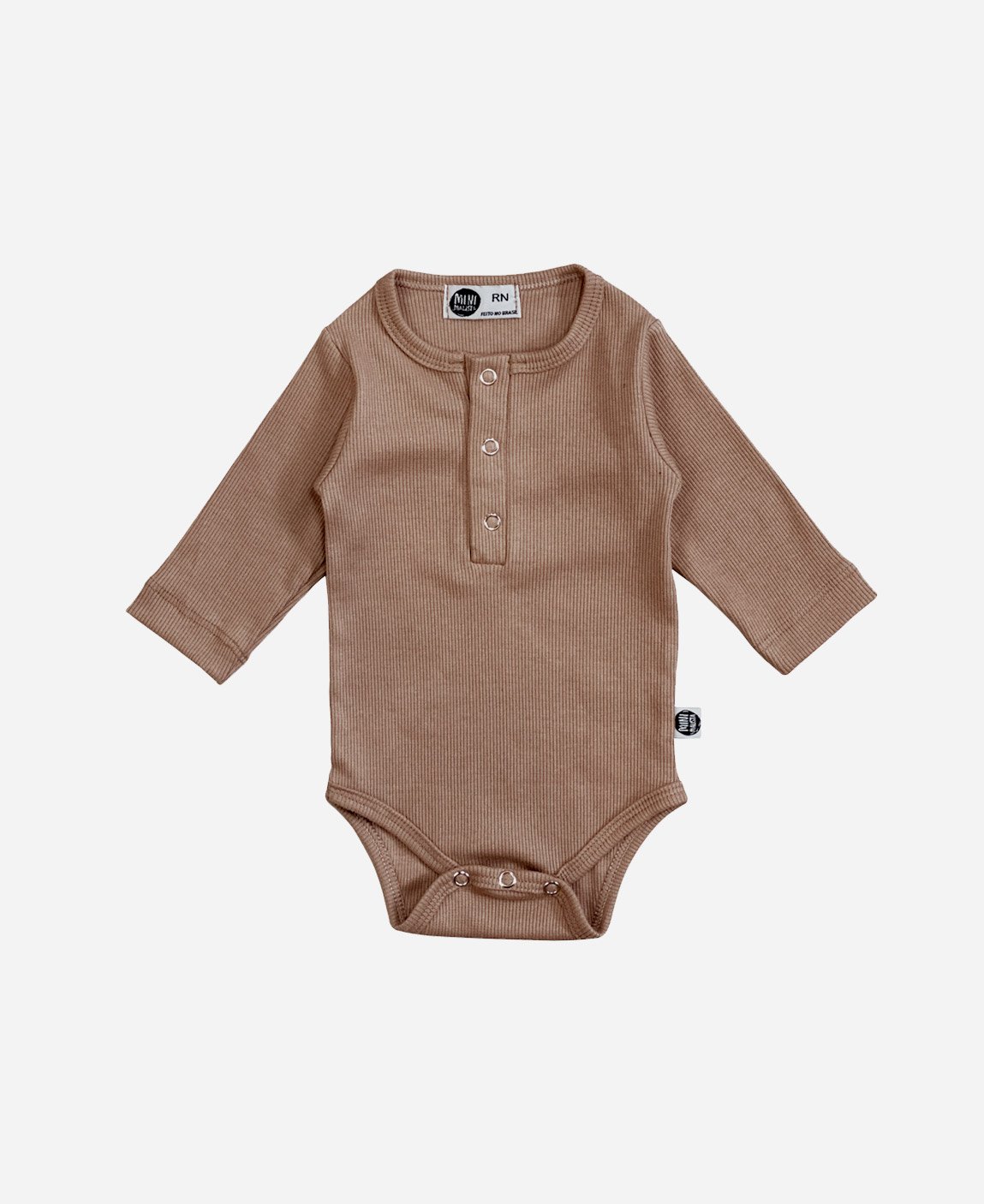 Conjunto Bebê Canelado Mocha