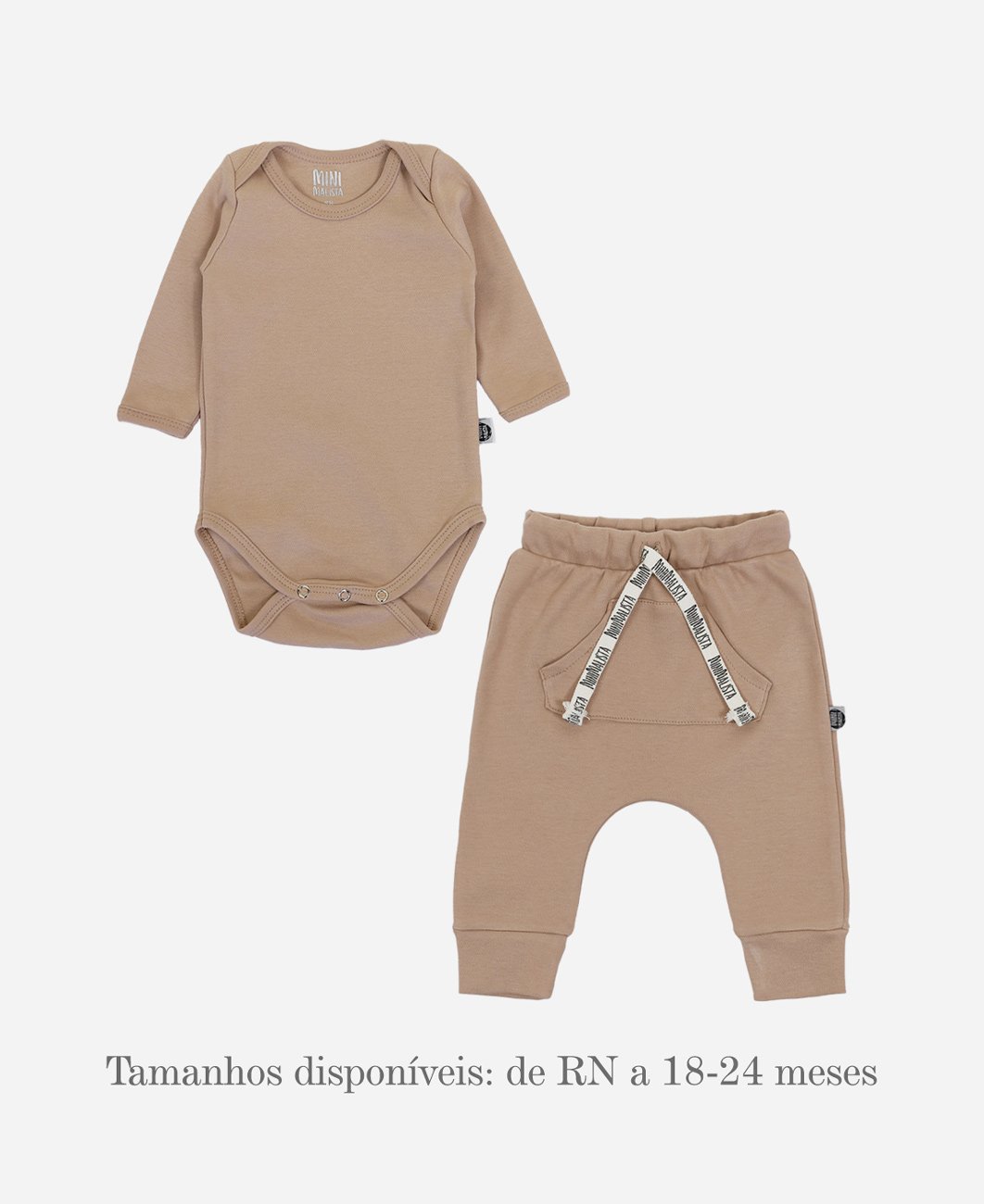 Conjunto Body e Calça | Liso Cinnamon