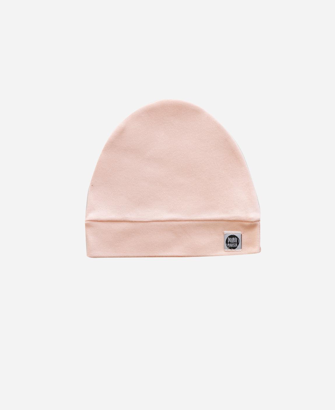 Touca de Bebê Unissex MiniMalista Liso Peachy - MiniMalista Baby - b2b, Baby, com-desconto-mm10, Meia Estação, Menina -bebê-minimalista-estiloso