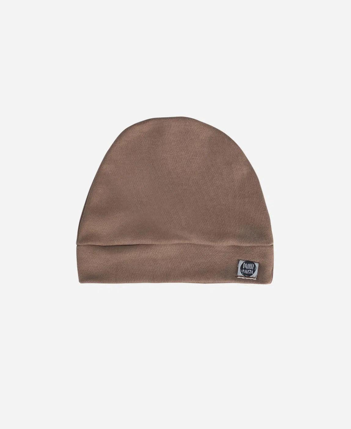 Touca de Bebê Unissex MiniMalista | Liso Mocha - MiniMalista Baby - 0.3, 0.4, b2b, Baby, black-friday, com-desconto-mm10, Meia Estação, Menina, Menino, Neutro, SALE-FINAL, tab-tam-touca-bebe, Unissex, Winter Sale 40% -bebê-minimalista-estiloso