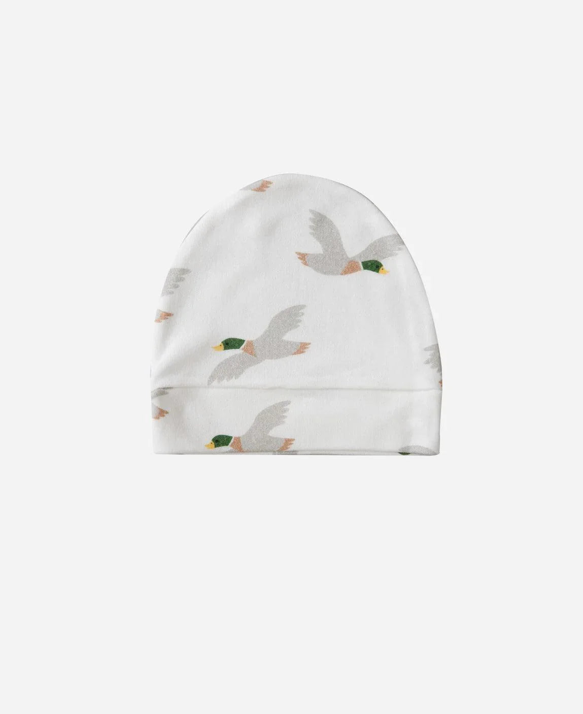 Touca de Bebê Unissex | Mallard Duck - MiniMalista Baby - 0.2, b2b, Baby, black-friday, com-desconto-mm10, Meia Estação, Menino, tab-tam-touca-bebe -bebê-minimalista-estiloso