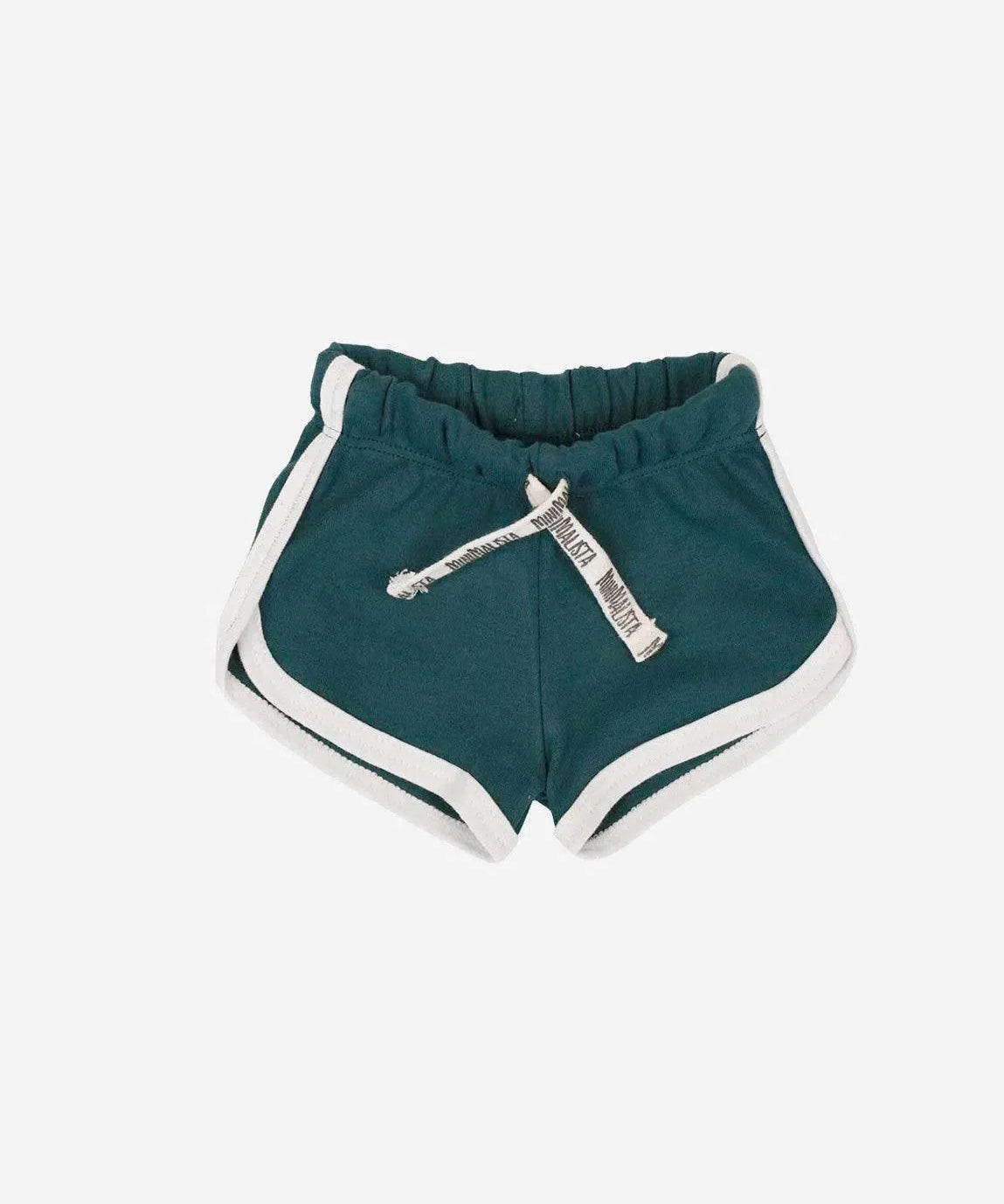 Track Shorts Infantil Unissex MiniMalista | Liso Deep Green - MiniMalista Baby - 0.3, 0.35, b2b, black-friday, Calor, Christmas, com-desconto-mm10, Menina, natal, tab-tam-track-shorts, Verão, Xmas -bebê-minimalista-estiloso