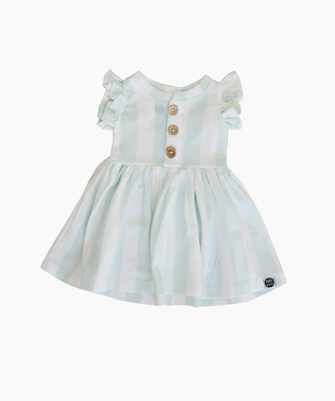 Vestido de Verão Babado Infantil | Listras Fresh - MiniMalista Baby - 0.2, b2b, black-friday, Calor, com-desconto-mm10, Kids, Menina, minime, new, tab-tam-vestido-babado, Verão -bebê-minimalista-estiloso