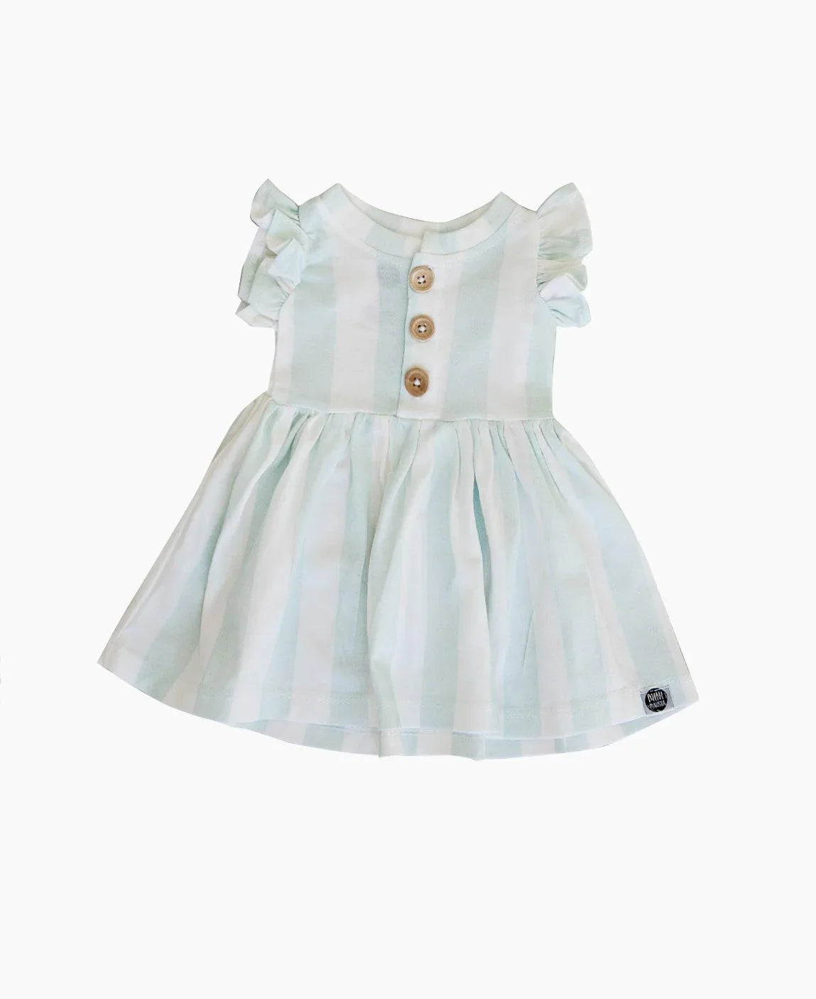 Vestido de Verão Babado Infantil | Listras Fresh - MiniMalista Baby - 0.2, b2b, black-friday, Calor, com-desconto-mm10, Kids, Menina, minime, new, tab-tam-vestido-babado, Verão -bebê-minimalista-estiloso