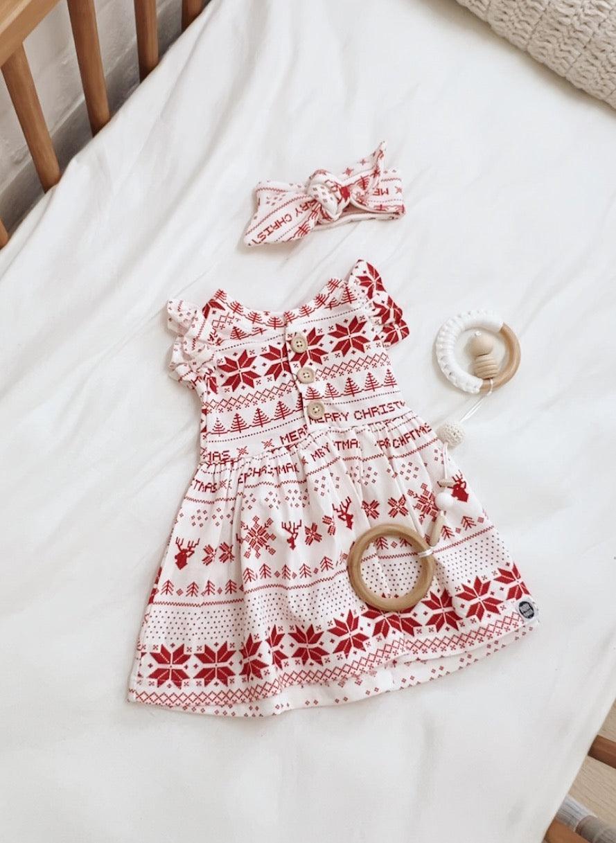 Vestido de Verão Babado Infantil | Xmas Tricot - MiniMalista Baby - 0, b2b, Calor, Christmas, com-desconto-mm10, Kids, Menina, minime, natal, tab-tam-vestido-babado, Verão, Xmas -bebê-minimalista-estiloso
