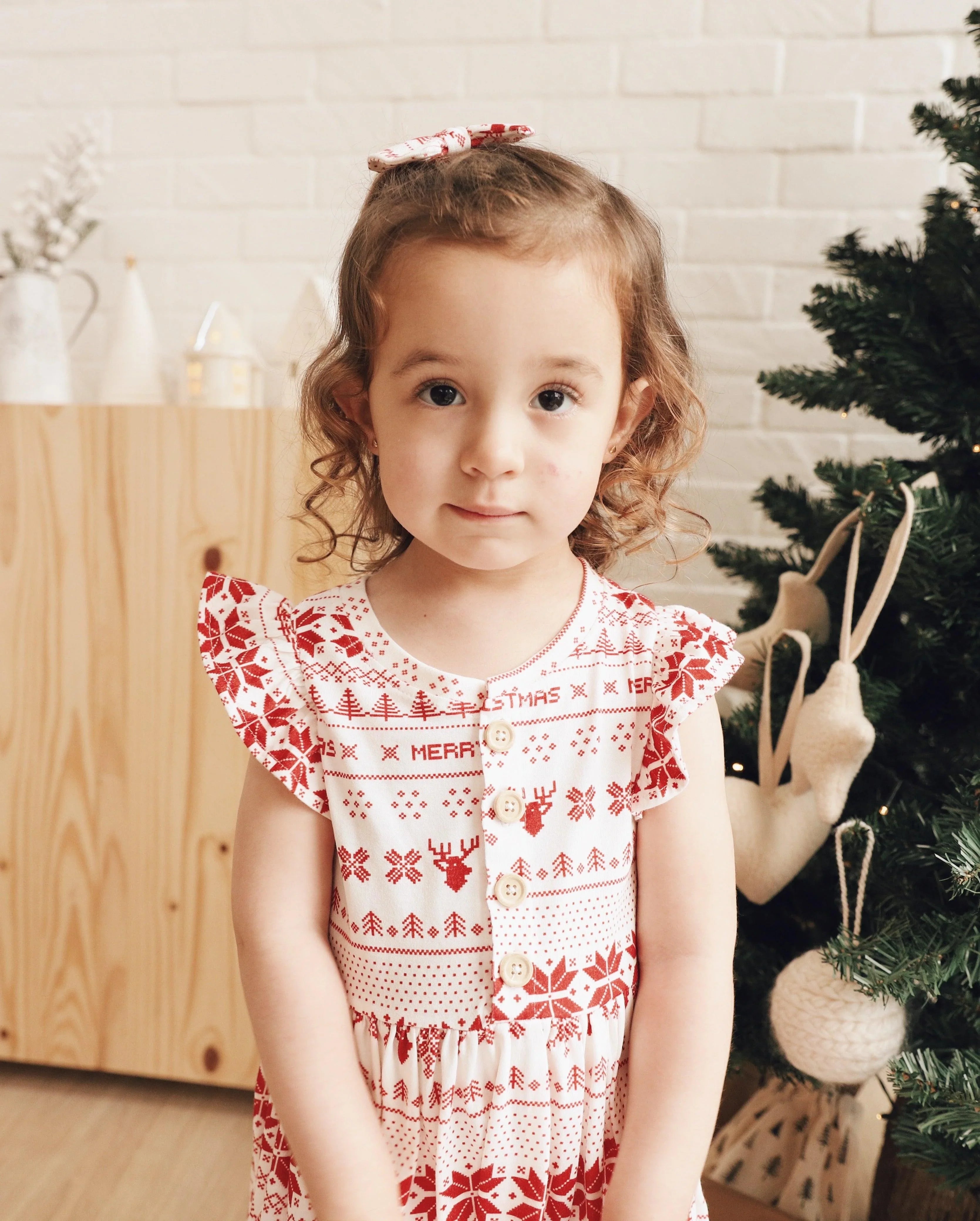 Vestido de Verão Babado Infantil | Xmas Tricot - MiniMalista Baby - 0, b2b, Calor, Christmas, com-desconto-mm10, Kids, Menina, minime, natal, tab-tam-vestido-babado, Verão, Xmas -bebê-minimalista-estiloso