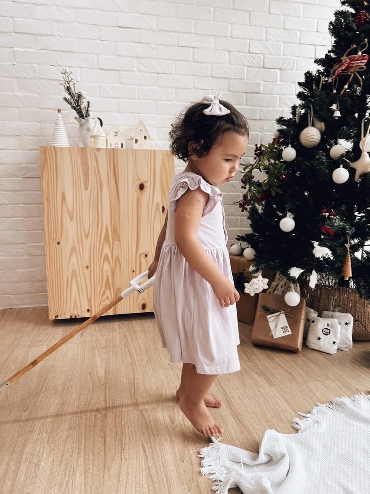 Vestido de Verão Infantil Babado | Liso Lilac - MiniMalista Baby - 0.3, b2b, black-friday, Calor, com-desconto-mm10, Kids, Menina, tab-tam-vestido-babado, tab-tam-vestido-manga-curta, Verão -bebê-minimalista-estiloso