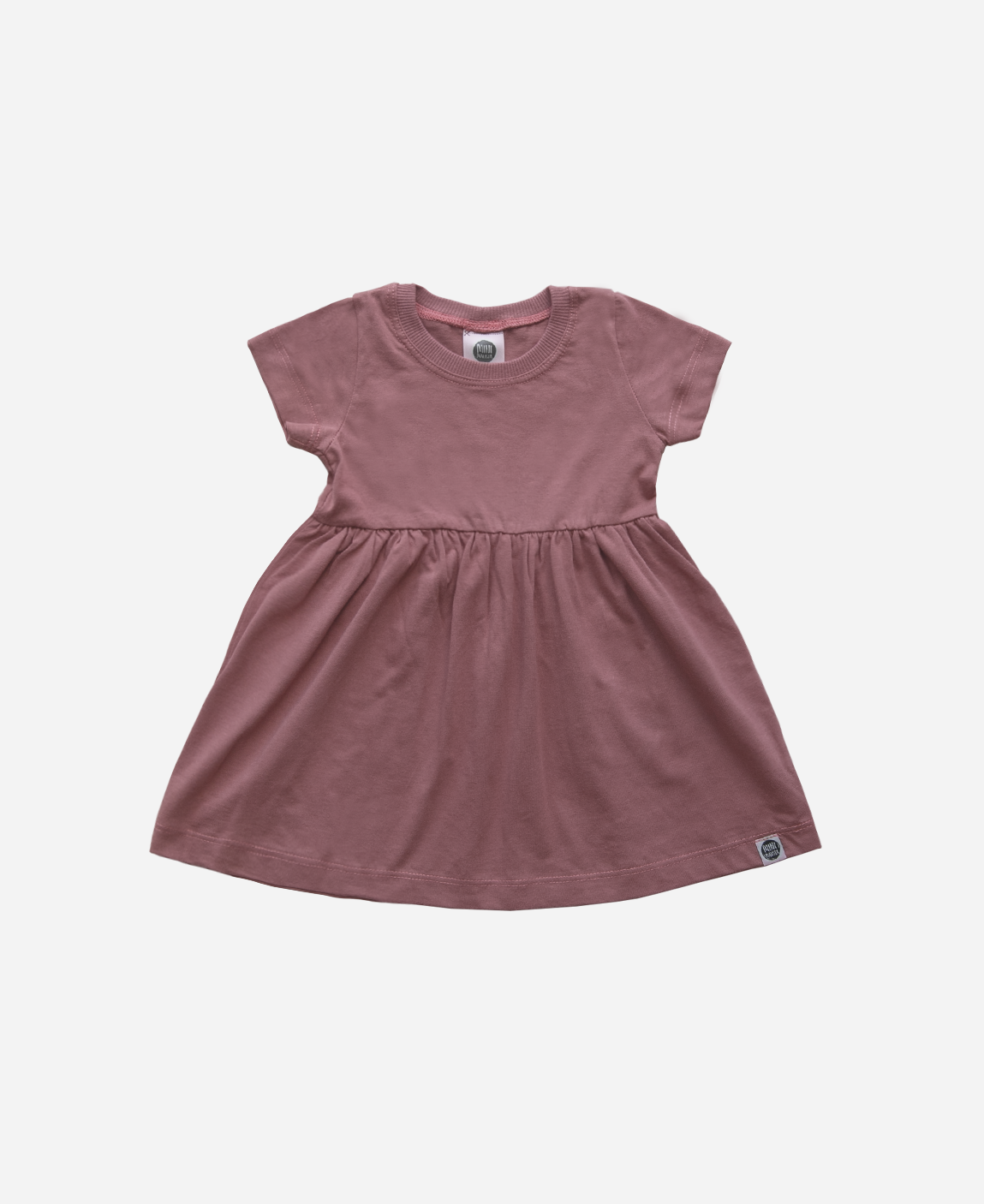 Vestido de Verão Infantil | Liso Dark Rose