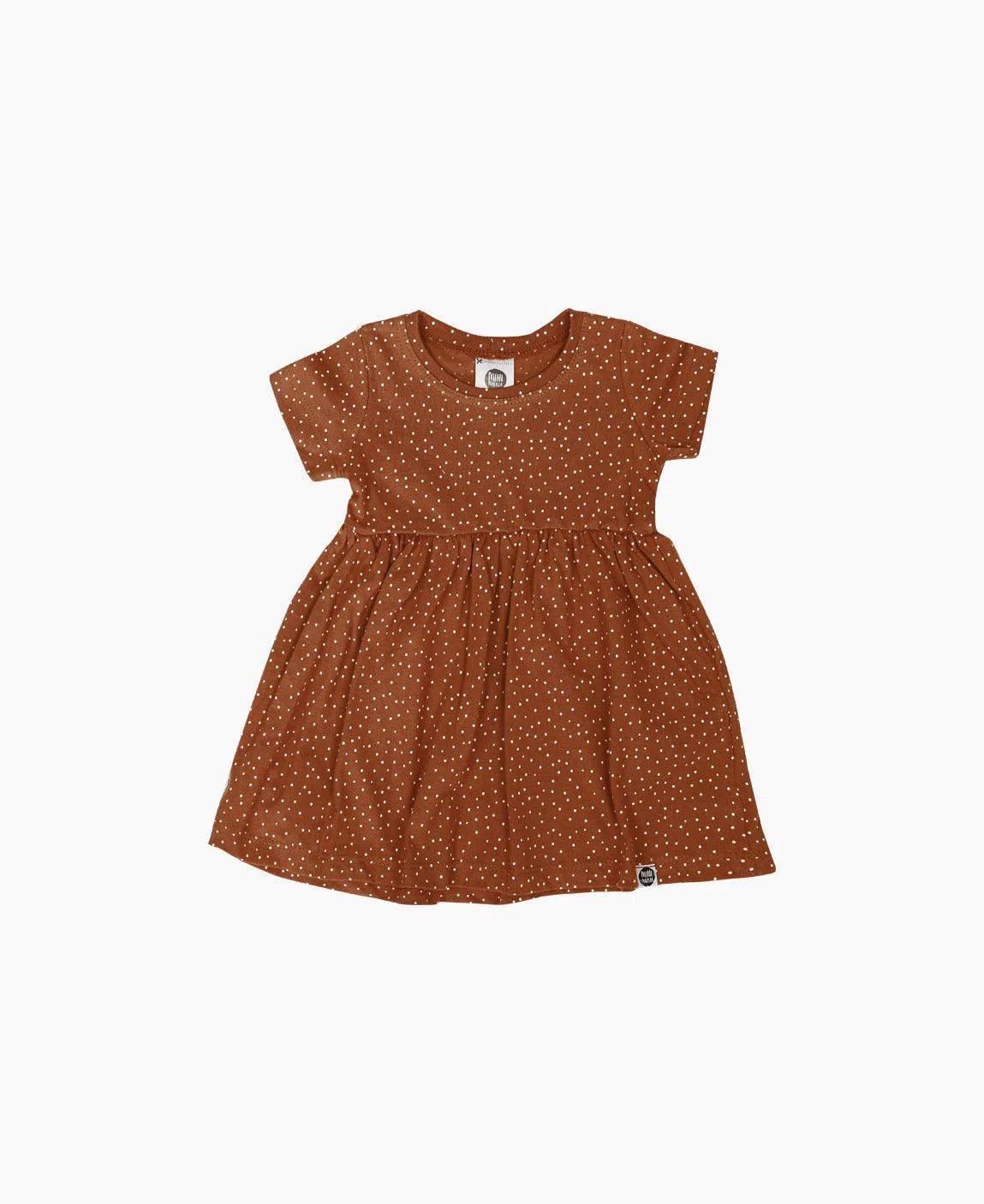 Vestido de Verão Infantil | Bolinhas Outono - MiniMalista Baby - 0.3, 0.35, b2b, black-friday, Calor, com-desconto-mm10, Kids, Menina, tab-tam-vestido-manga-curta, Verão -bebê-minimalista-estiloso