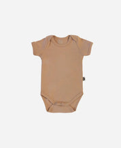 Body de Bebê Manga Curta Unissex MiniMalista | Liso Cinnamon - MiniMalista Baby - 0.2, b2b, Baby, black-friday, com-desconto-mm10, Meia Estação, Menina, Menino, Neutro, tab-tam-body-curto, Unissex -bebê-minimalista-estiloso