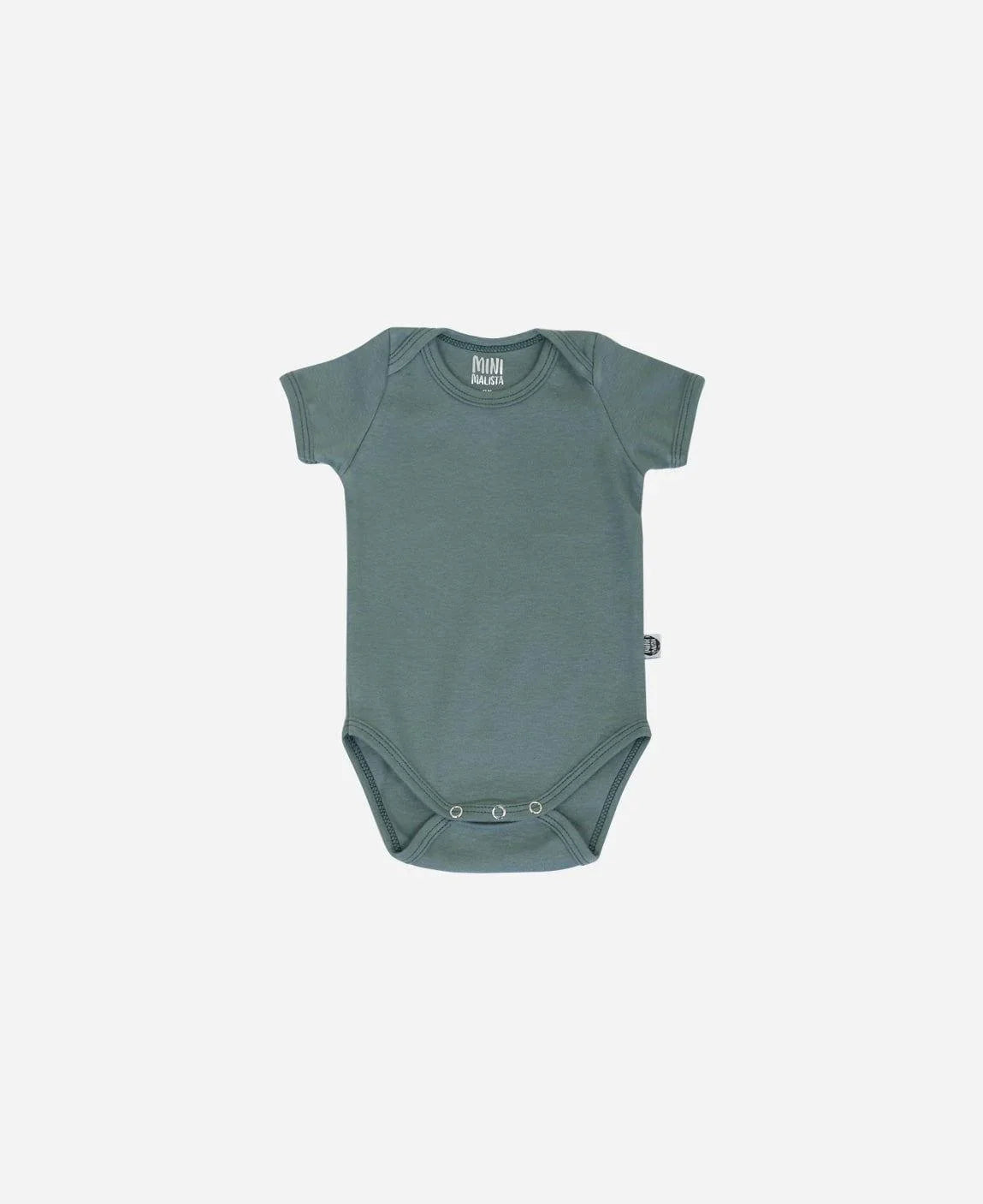 Body de Bebê Manga Curta Unissex MiniMalista | Liso Goblin Blue - MiniMalista Baby - 0.3, b2b, Baby, black-friday, com-desconto-mm10, Meia Estação, Menino, new, tab-tam-body-curto -bebê-minimalista-estiloso