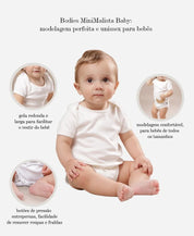 Body de Bebê Manga Curta Unissex MiniMalista | Liso Jungle Green - MiniMalista Baby - 0.2, b2b, Baby, black-friday, Christmas, com-desconto-mm10, Meia Estação, Menino, Natal, tab-tam-body-curto, Xmas -bebê-minimalista-estiloso