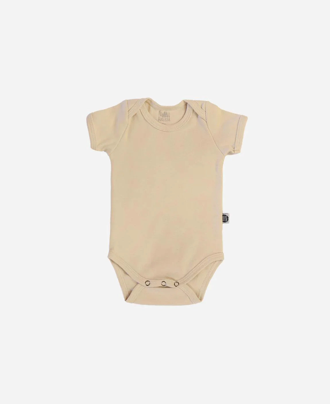 Body de Bebê Manga Curta Unissex MiniMalista | Liso Sand - MiniMalista Baby - 0.3, b2b, Baby, black-friday, com-desconto-mm10, Meia Estação, Menina, Neutro, tab-tam-body-curto, Unissex -bebê-minimalista-estiloso