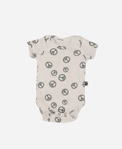 Body de Bebê Manga Curta Unissex | Peace and Love - MiniMalista Baby - 0.3, b2b, Baby, black-friday, com-desconto-mm10, Meia Estação, Menino, tab-tam-body-curto -bebê-minimalista-estiloso