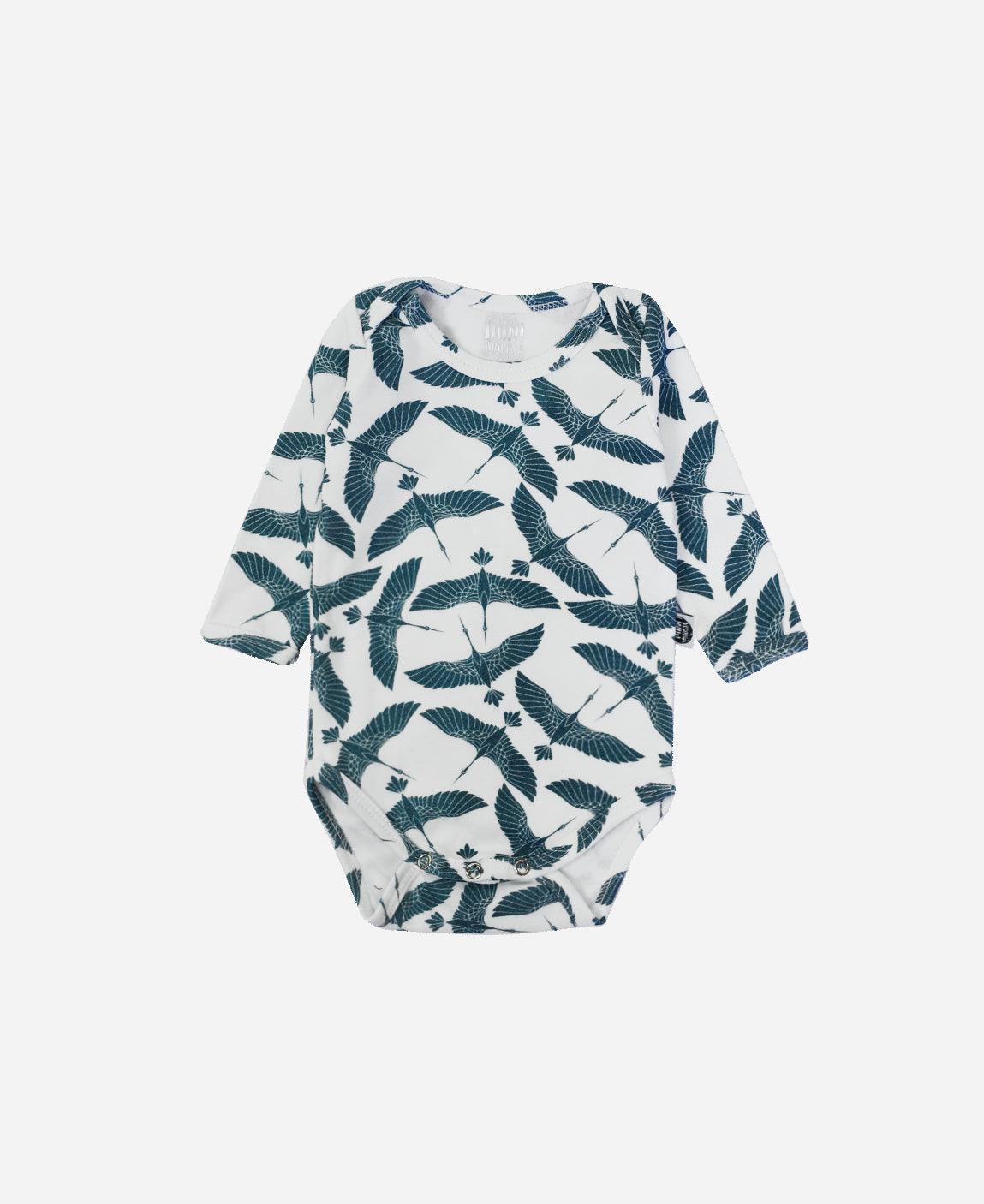 Body de Bebê Manga Longa Unissex | Blue Flock - MiniMalista Baby - 0.3, b2b, Baby, black-friday, com-desconto-mm10, Frio, Menino, tab-tam-body-manga-longa -bebê-minimalista-estiloso