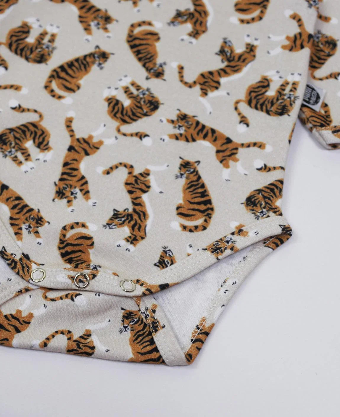 Body de Bebê Manga Longa Unissex | Tiger - MiniMalista Baby - 0.3, 0.35, b2b, Baby, black-friday, com-desconto-mm10, Frio, Menino, Neutro, tab-tam-body-manga-longa, Unissex -bebê-minimalista-estiloso