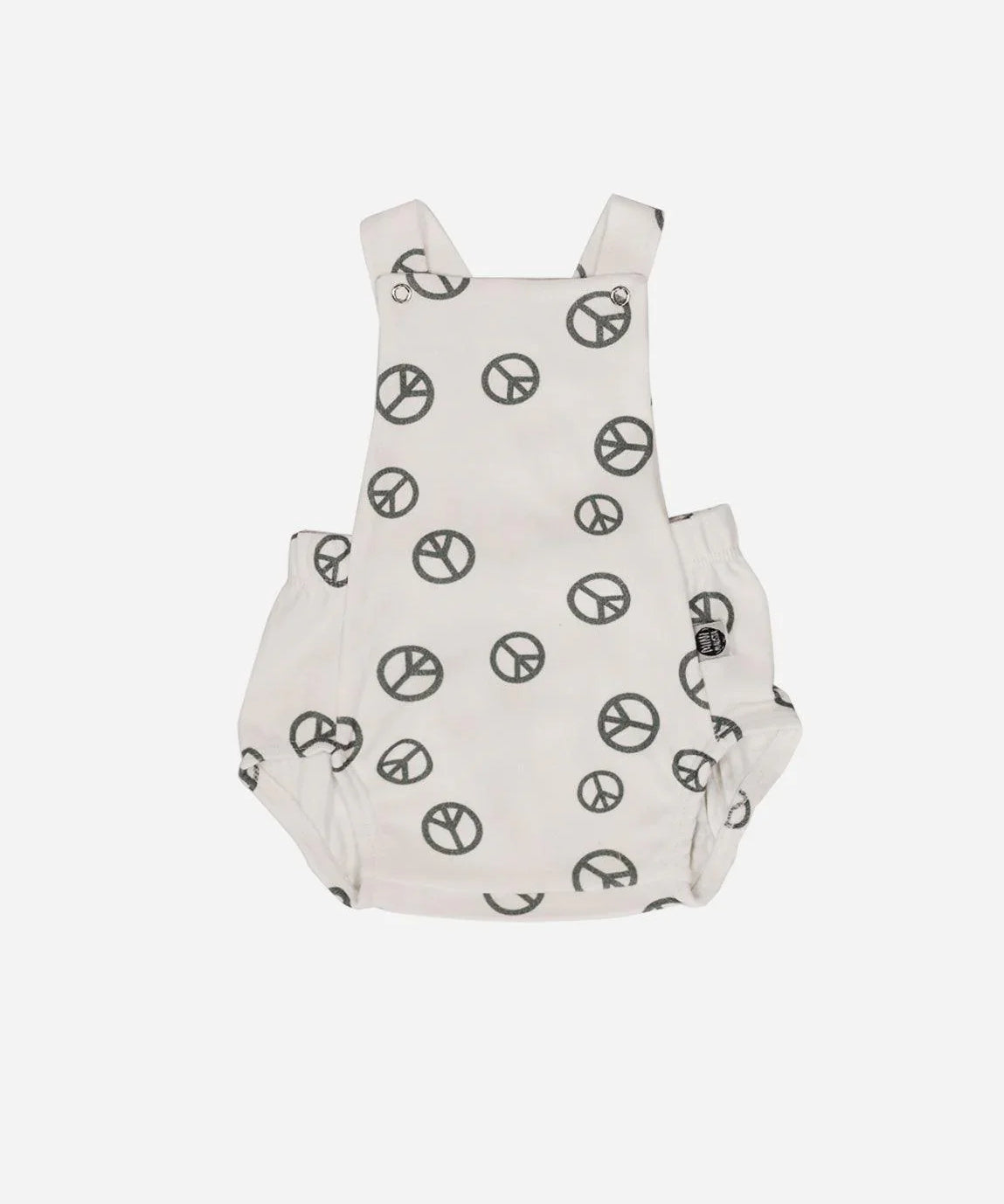 Jardineira de Bebê Unissex | Peace and Love - MiniMalista Baby - 0.3, b2b, Baby, black-friday, Calor, com-desconto-mm10, Menino, SALE-FINAL, tab-tam-jardineiras, ultimas-peças, Verão -bebê-minimalista-estiloso
