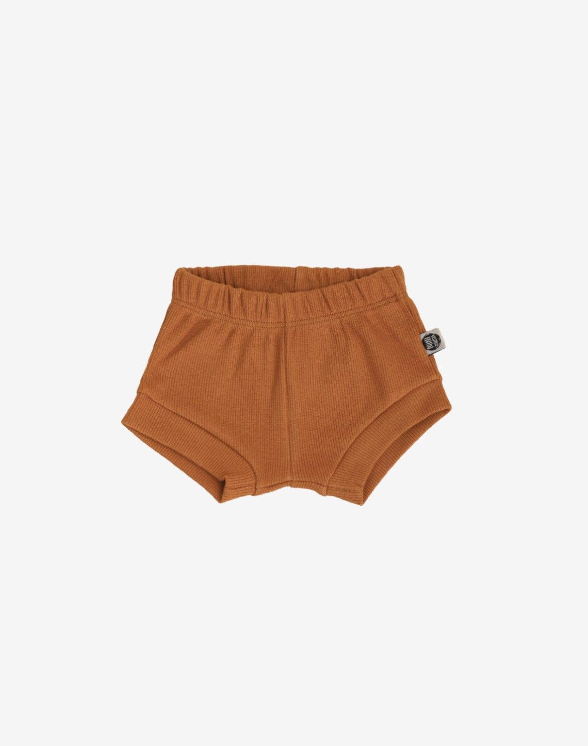 Shorties Canelado Infantil MiniMalista | Liso Ginger - MiniMalista Baby - 0.3, 0.35, b2b, black-friday, Calor, com-desconto-mm10, Menina, tab-tam-shorties-canelado, Verão -bebê-minimalista-estiloso