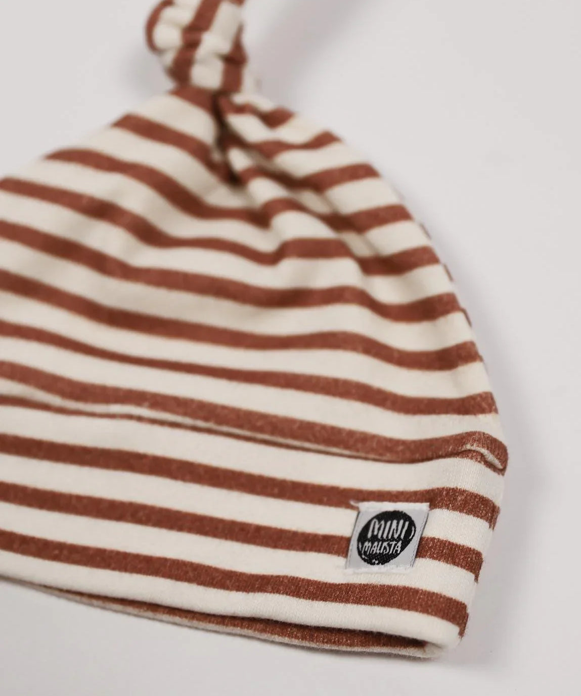 Touca Nó Recém-Nascido Unissex | Listrinhas Chutney - MiniMalista Baby - 0.3, 0.45, b2b, Baby, black-friday, com-desconto-mm10, Meia Estação, Menino, Neutro, new, tab-tam-touca-nó, Unissex -bebê-minimalista-estiloso