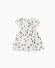 Vestido de Verão Infantil | Peace and Love - MiniMalista Baby - 0.3, b2b, black-friday, Calor, com-desconto-mm10, Kids, Menina, tab-tam-vestido-manga-curta, Verão -bebê-minimalista-estiloso