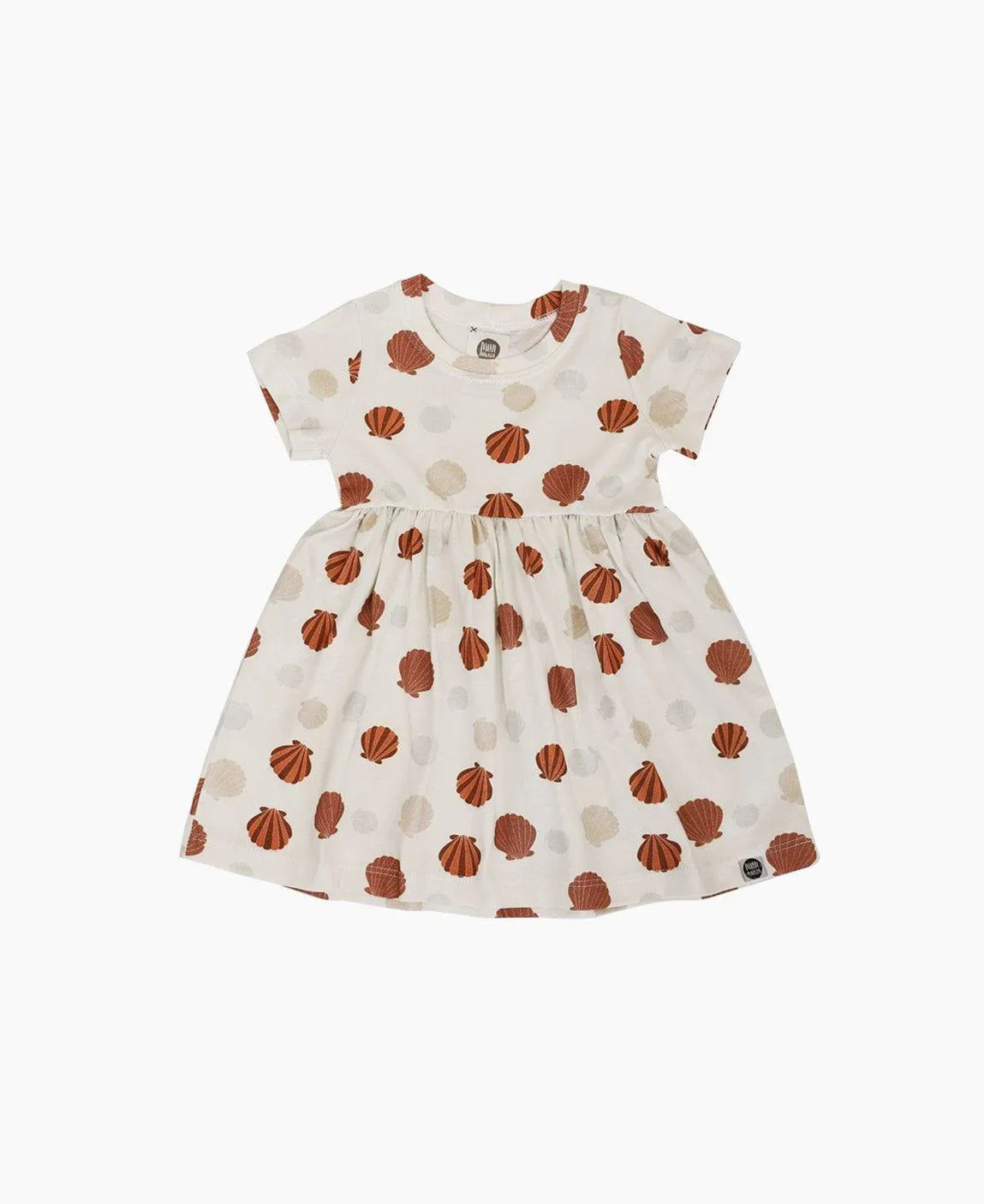 Vestido de Verão Infantil | Seashell - MiniMalista Baby - 0.3, b2b, black-friday, Calor, com-desconto-mm10, Kids, Menina, tab-tam-vestido-manga-curta, Verão -bebê-minimalista-estiloso