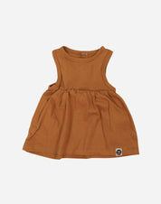 Vestido Regata Malha Infantil MiniMalista | Liso Goldie - MiniMalista Baby - 0.3, b2b, black-friday, Calor, com-desconto-mm10, Kids, Menina, tab-tam-vestido-regata, Verão -bebê-minimalista-estiloso